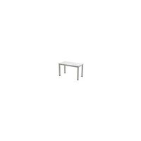 mesa de oficina serie executive 120x60 aluminio  gris