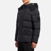 moose knuckles everest quilted nylon 3q jacket - xxl