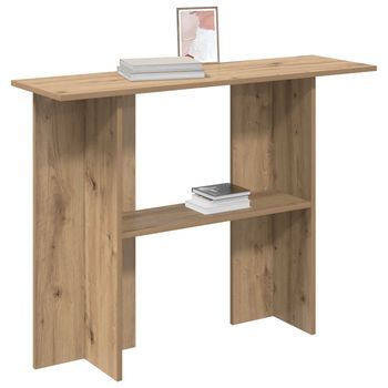 Mesa Consola | Mesa De Entrada Roble Artesanal 100 X 30 X 75 Cm
