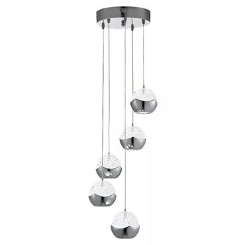 Lámpara colgante led iceball (5x6w)