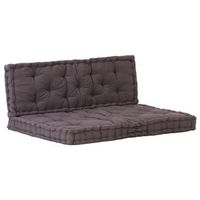 cojines de palets para el respaldo del sofa de suelo en algodon antracita dec021324
