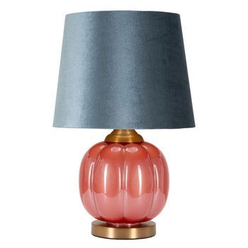 Lámpara De Mesa De Cristal Cm Ø32,5x50