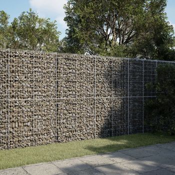 Cesta De Gaviones | Gavión Para Piedras | Gavión Decorativo Con Cubierta Hierro Galvanizado 300x100x200cm Cfw121333