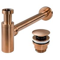 sifon de lavabo rea click-clack universal brush cooper