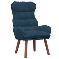 sillon azul 69 x 74 x 93 cm terciopelo vidaxl