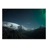 papel pintado 3d - aurora boreal 350x245 cm