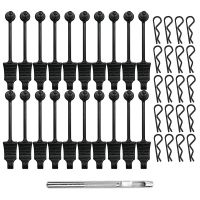 20pcs clip de cuerpo de coche rc de retenedor de goma hebilla de bloqueo de orificio para 112 114 116 modelos de vehi