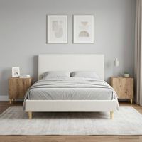 set de 2 mesitas de noche - mueble dormitorio - madera - roble artesanal 43x345x50cm