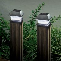 solar post lights 4pk by smart solar