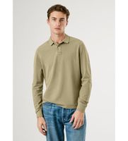 pepe jeans para hombre pm542213 polo new oliver verde l casual algodon manga larga