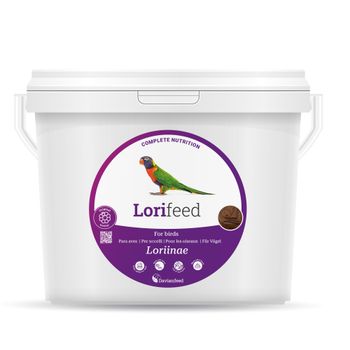 Lorifeed - Néctar Loris Completo 10 kg - Nutrición para Aves Nectarívoras - Composición Natural - Excelencia y Bienestar Digestivo de Alta Calidad - Davianfeed
