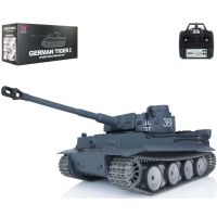 heng long 3818-1 70 rtr 116 24g tanque rc tigre aleman batalla infrarroja con retroceso rueda dentada metalica rueda