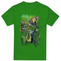 wildlife camiseta summertime eastern bluebird para mujer