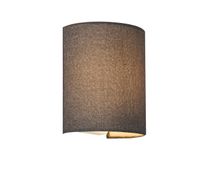 lampara de pared brussel - 20 x 175 x 13 cm - luz bidireccional - tela - blanco luxpro