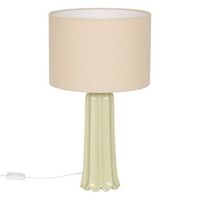 lampara vinny cilindrica 55 cm de altura verde - atmosphera createur dinterieur