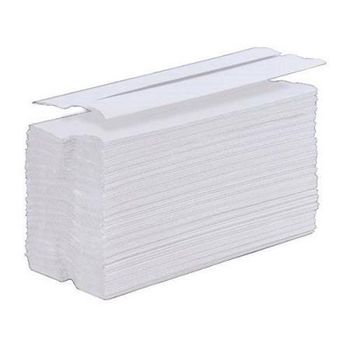 5 Star Facilities Hand Towel C-Fold One-Ply Recycled Size 230x310mm 100 Towels Per Sleeve White [Pack 24]
