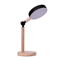 flexo serie luppa 2x12w led 3000-4000-6500k 1800lm al485xd15cm negromadera