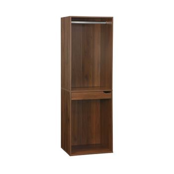 Módulo De Vestidor Con Decoración De Madera, Con Barra Para Colgar Y