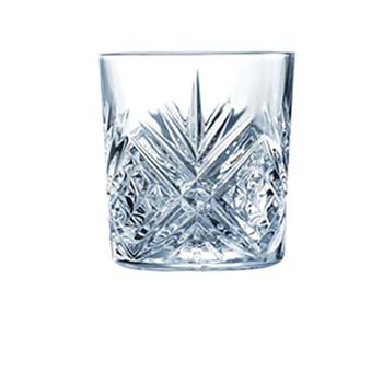 6 vasos de base baja 30 cl vidrio de alta transparencia transparente