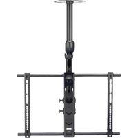 sanus lc1a-b1 tilt  swivel ceiling tv mount - black black