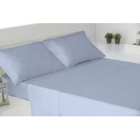 juego sabanas cuatro piezas 100 algodon azul cama 180cm donegal collections