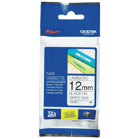 tape12mm black on white f p-touch