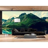 fotomural vinilo lago y montana 350 x 250 cm