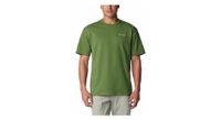 camiseta de manga corta columbia burnt lake green