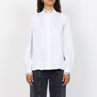 levete room isla cotton-blend poplin shirt - xl  42