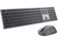 pack teclado  raton - dell premier km7321w inalambrico bluetooth usb teclas dedicadas y programables gris negro