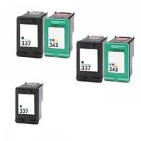 compatible multipack hp photosmart c4183 printer ink cartridges 5 pack -c9364ee