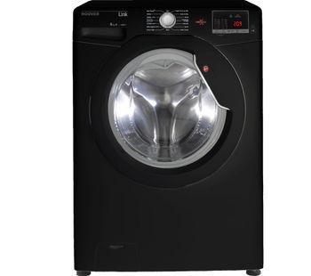 Hoover Dynamic Link DHL  1482DBB NFC 8 kg 1400 Spin Washing Machine - Black, Black