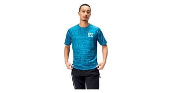 Camiseta de manga corta para hombre endura grid limited edition azul