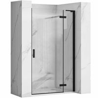 puerta de ducha rea hugo 80 black