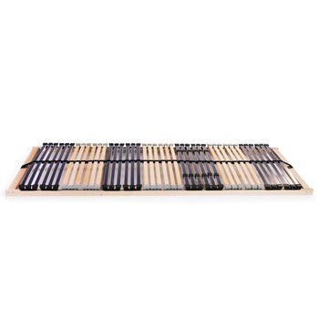Cama Individual | Cama De Adulto | Somier De Láminas Sin Colchón Con 42 Listones 7 Zonas 70x200 Cm