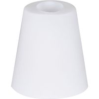tulipa opalino conica de cristal blanco d45xalt10cm para g9