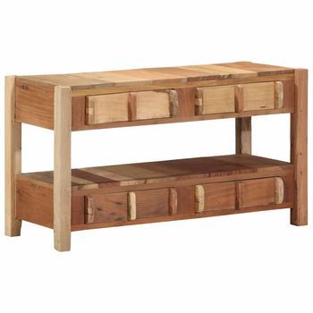 Vidaxl Mueble De Tv Marrón 83 X 33 X 46 Cm Madera Sólida Recuperada
