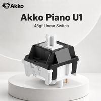 interruptor de teclado mecanico lineal akko u1 piano 45 piezas
