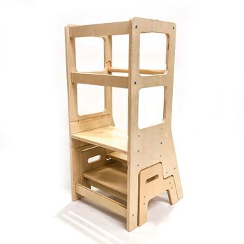 Torre Aprendizaje Montessori Stool Camel - Juguete De Madera Montessori Para Niños