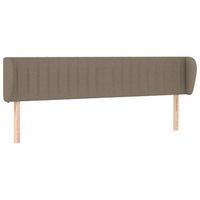 cabecero  panel de cabecero  decoracion de pared de tela gris taupe 203x23x7888 cm