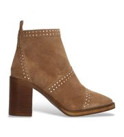 alpe para mujer 544911 botines de piel camden marron 40 5 a 8cm ante cremallera casual