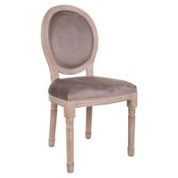 silla de madera tapizada  48x46x4896h cm