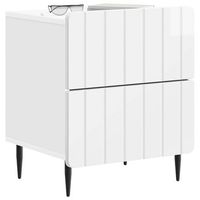 mesita de noche  armario de noche  mesa de noche con cajon brillante 43 x 345 x 495 cm