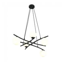 lampara colgante lotra opal 5 luces