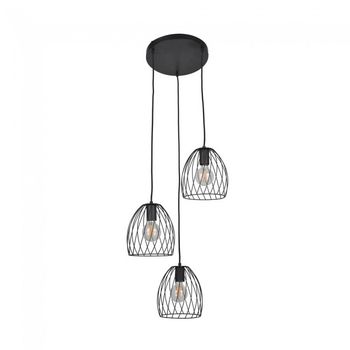 Lámpara colgante spiral (3 luces)