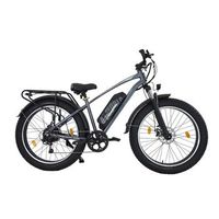 bicicleta electrica a35 neumaticos anchos de 26 bateria extraible de 48 v y 13 ahgris