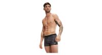 banador speedo valmilton lines negro   gris