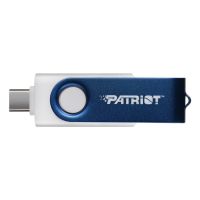 lapiz usb patriot xporter x550 64 gb usb-a y usb-c 32 gen 1 azul blanco