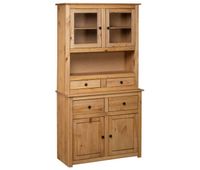 vidaxl aparador de madera maciza de pino estilo panama 93x405x180 cm