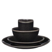 juego de vajilla tabo negro  h32xb27xl31cm